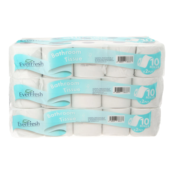 Everfresh 2-Ply Toilet Tissue Roll (3 x 10 Rolls)