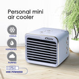 PowerPac Portable Mini Air Cooler Humidifier Desk & Table Air Circulator (PP7318)