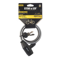 Steve & Leif Straight Cable Bicycle Key Lock (SL-6045)